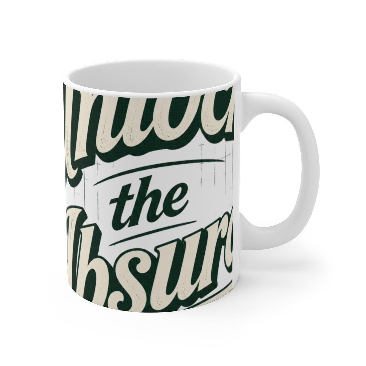 Nathan Barnatt "Unlock the Absurd" White Mug