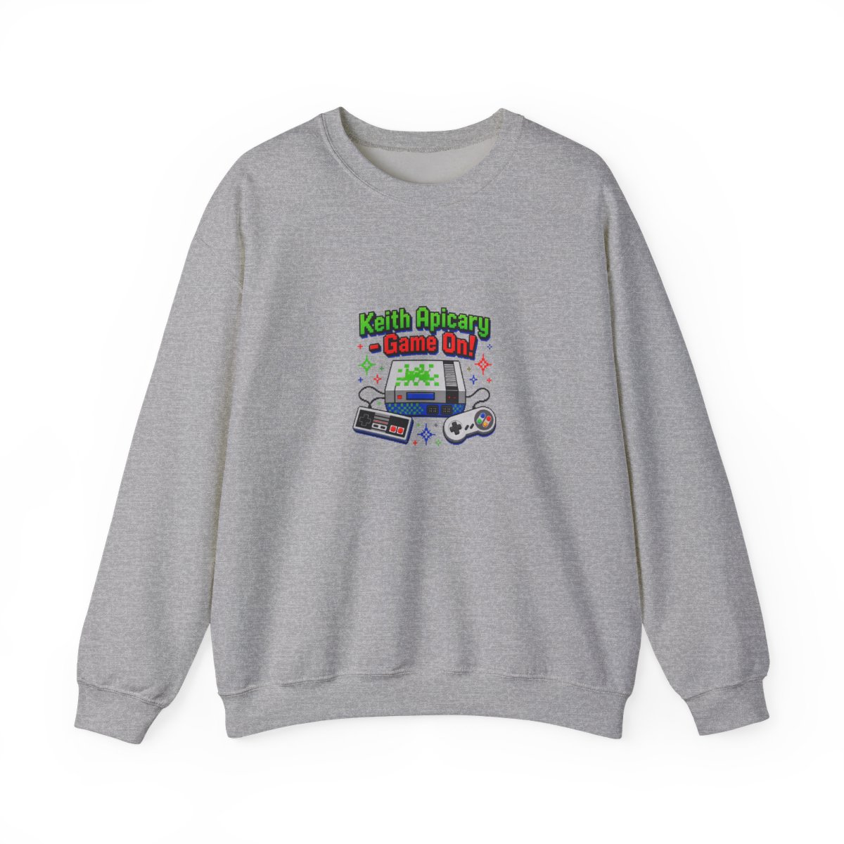Nathan Barnatt "Keith Apicary - Game On!" Crewneck - alternate angle 2, merchandise