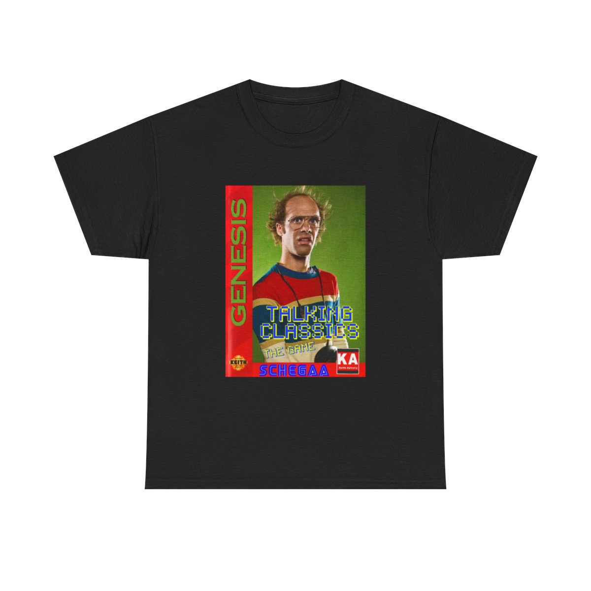 Retro Gamer Poster Portrait Tee | Vintage Genesis Arcade Style Nathan Barnatt