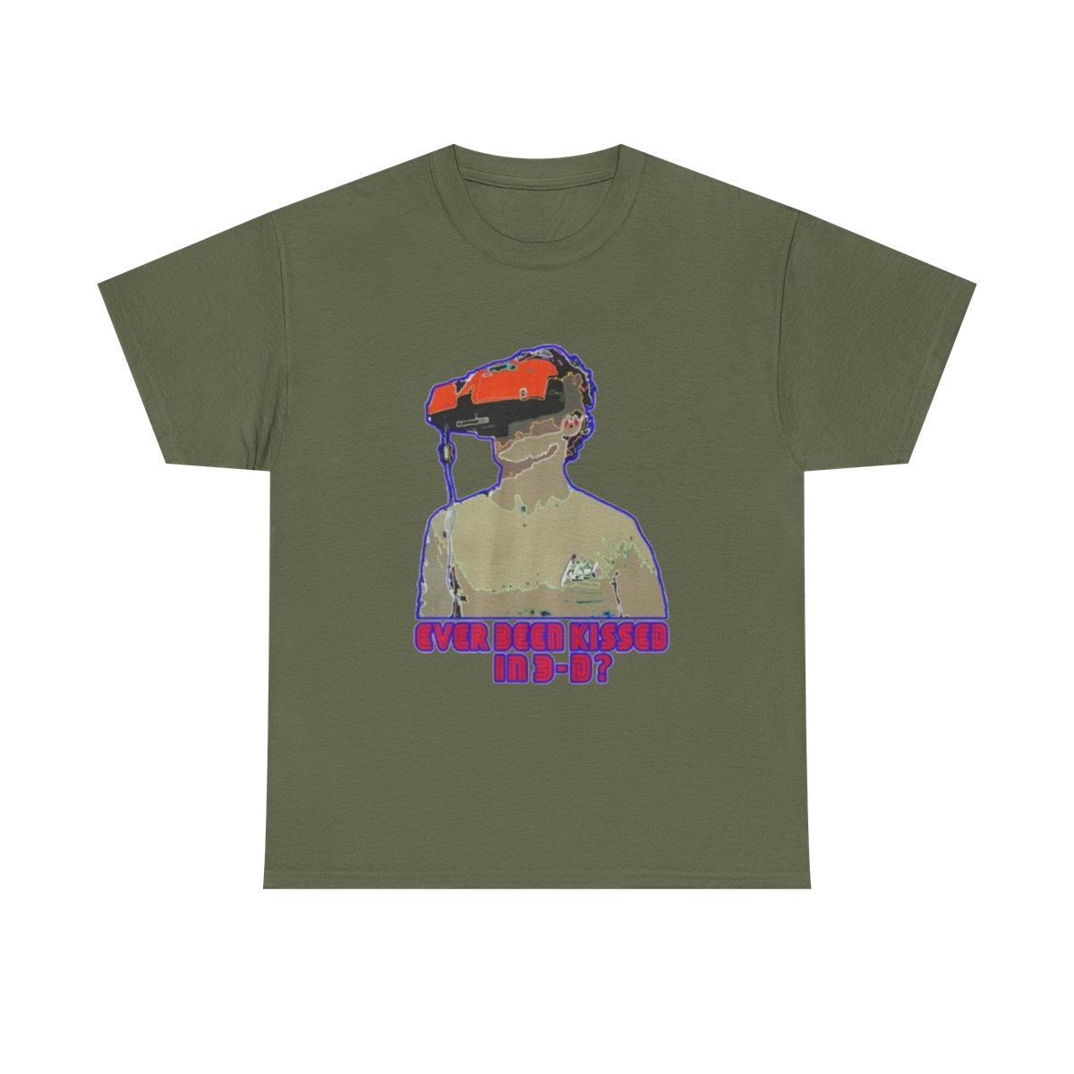 VR Headset Vintage Statue Graphic Tee | Retro Vaporwave Aesthetic Nathan Barnatt - alternate angle 4, merchandise