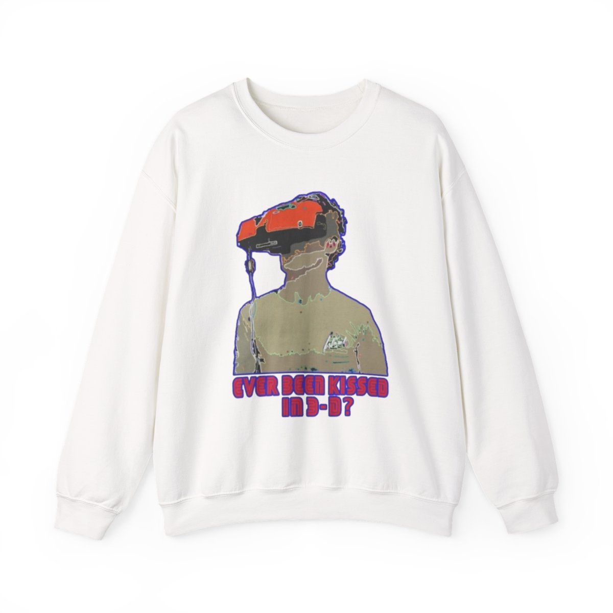 Retro VR Headset graphic Sweatshirt | Virtual Reality art crewneck Nathan Barnatt